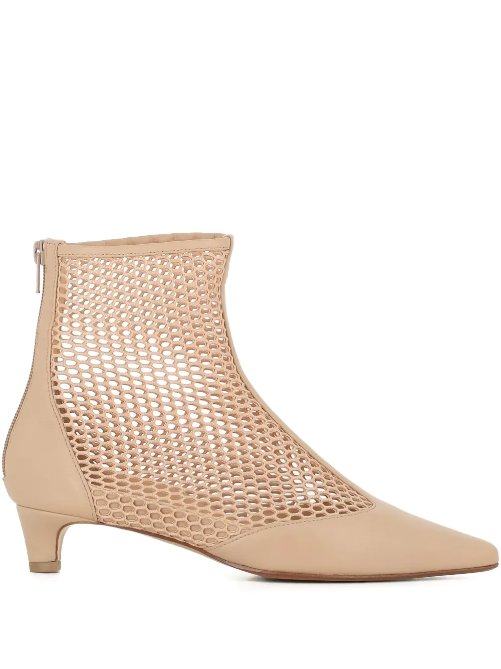 Antonio Barbato Maestri Veneziani 40mm Hanna mesh boots Neutrals