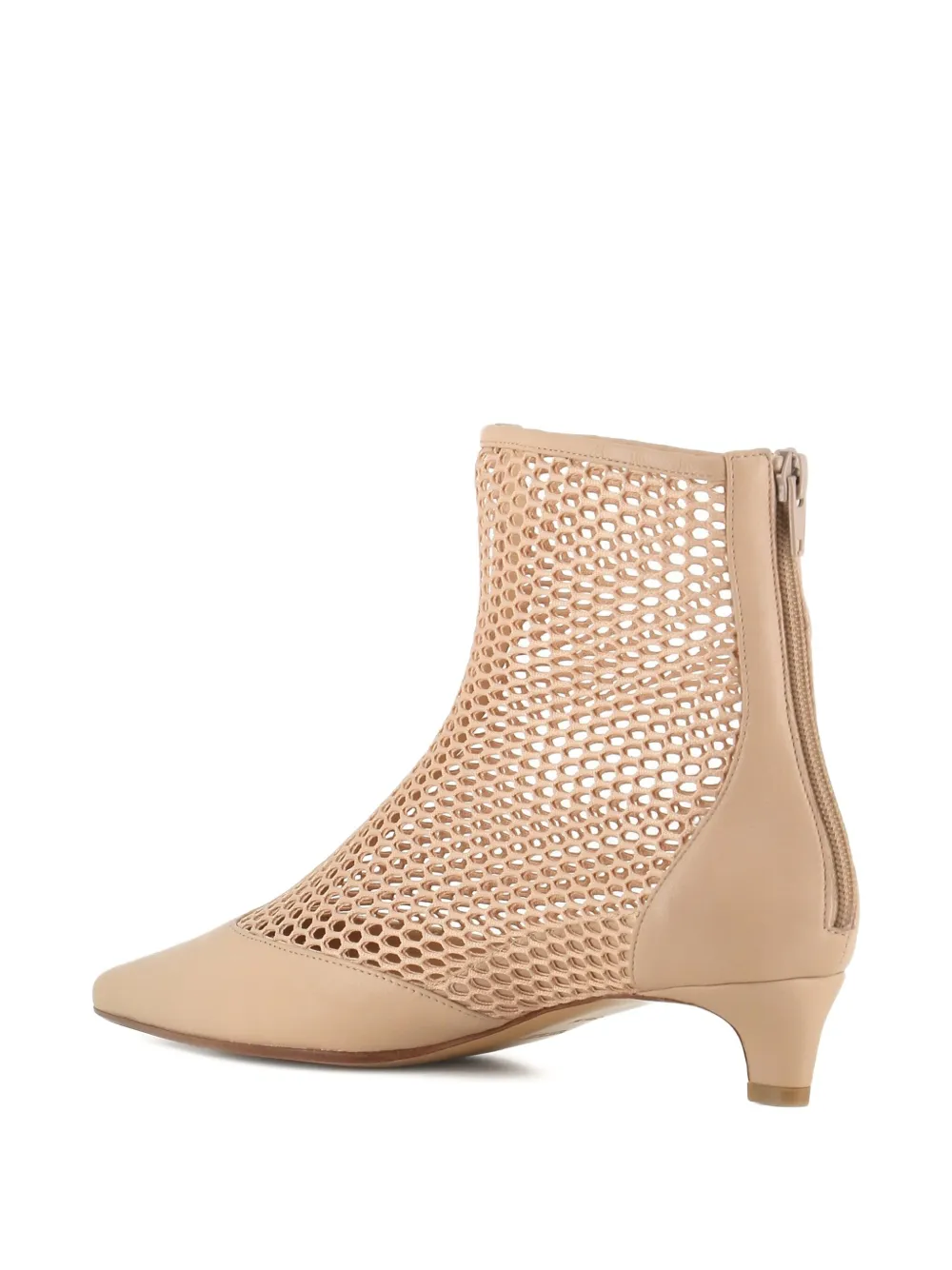 Antonio Barbato Maestri Veneziani 40mm Hanna mesh boots Neutrals