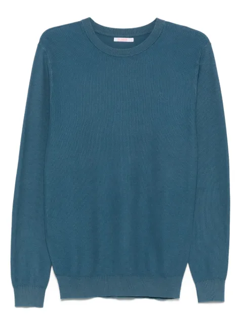 Sun 68 piqué-weave cotton sweater
