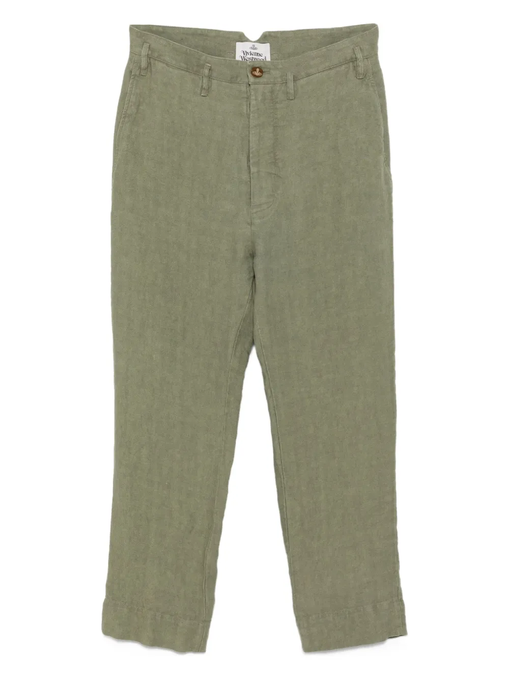 Vivienne Westwood linen trousers Groen
