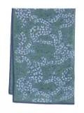 Lanvin fern-print cotton scarf - Green