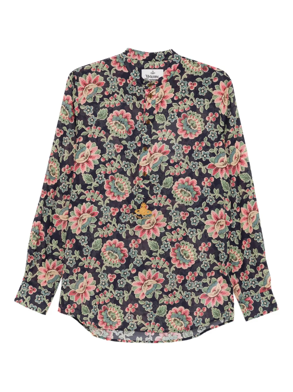 Vivienne Westwood floral-print shirt Blauw