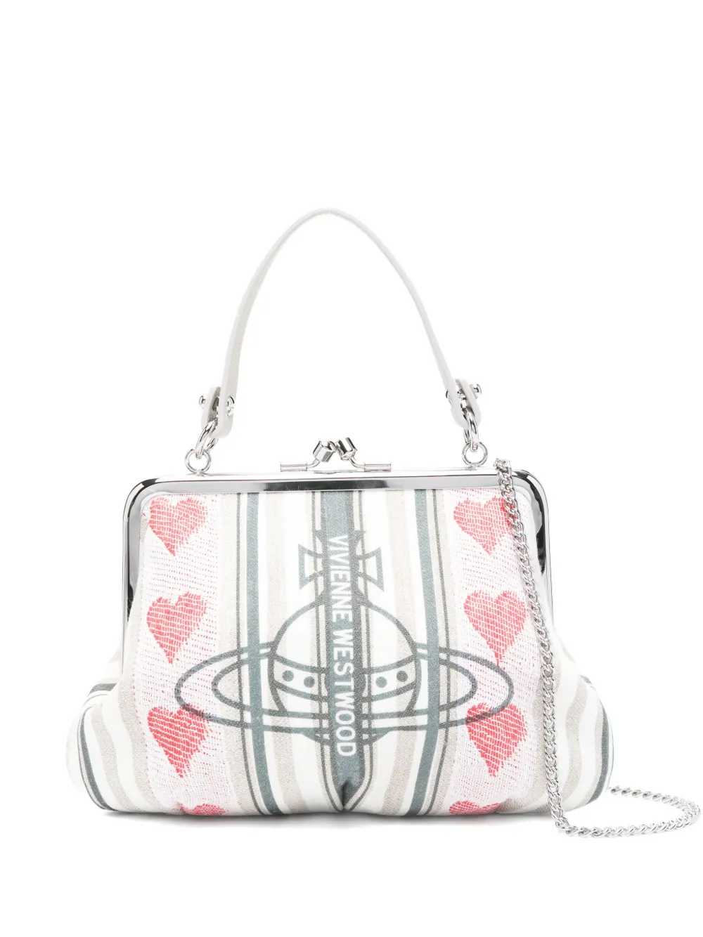 Vivienne Westwood Granny Frame shoulder bag Wit