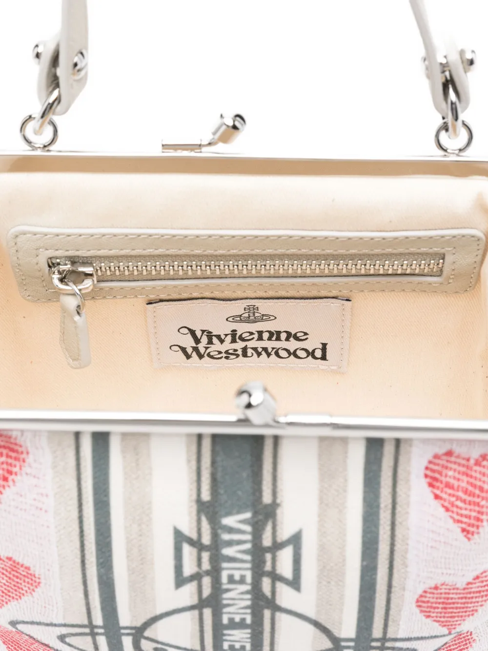 Vivienne Westwood Granny Frame shoulder bag Wit