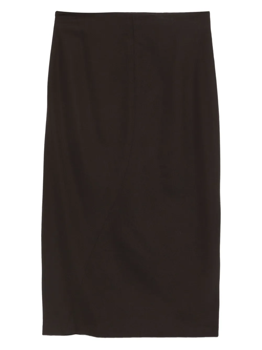 Lanvin asymmetric midi skirt Bruin