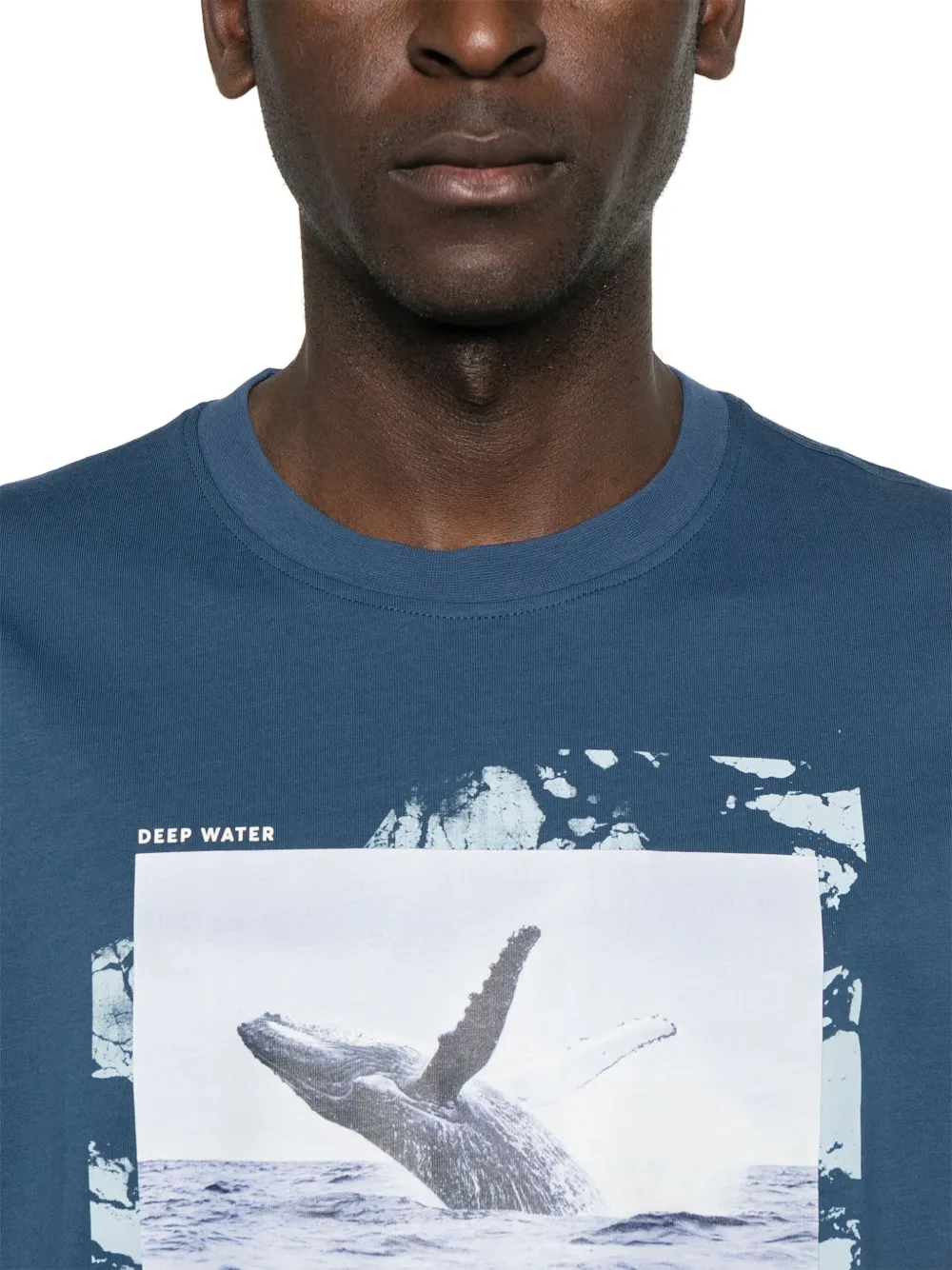 BOSS Dunetrace T-shirt Blauw