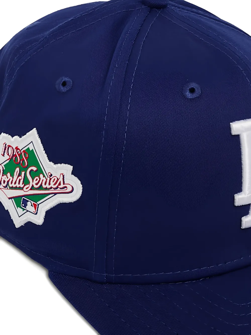 New Era Embroidered Patch Cap In Blue