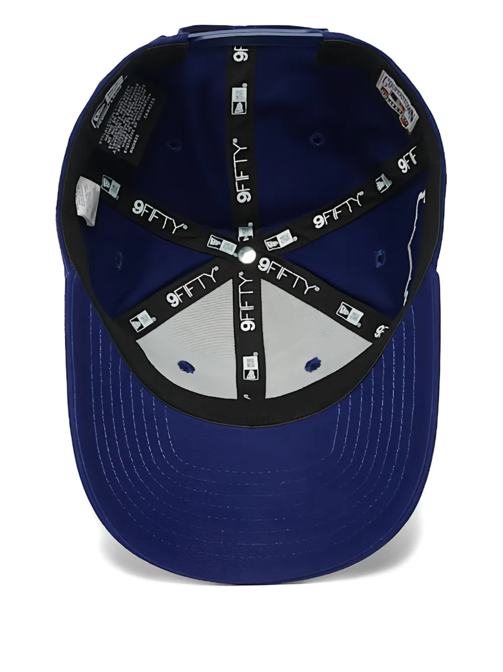 New Era Embroidered Patch Cap In Blue