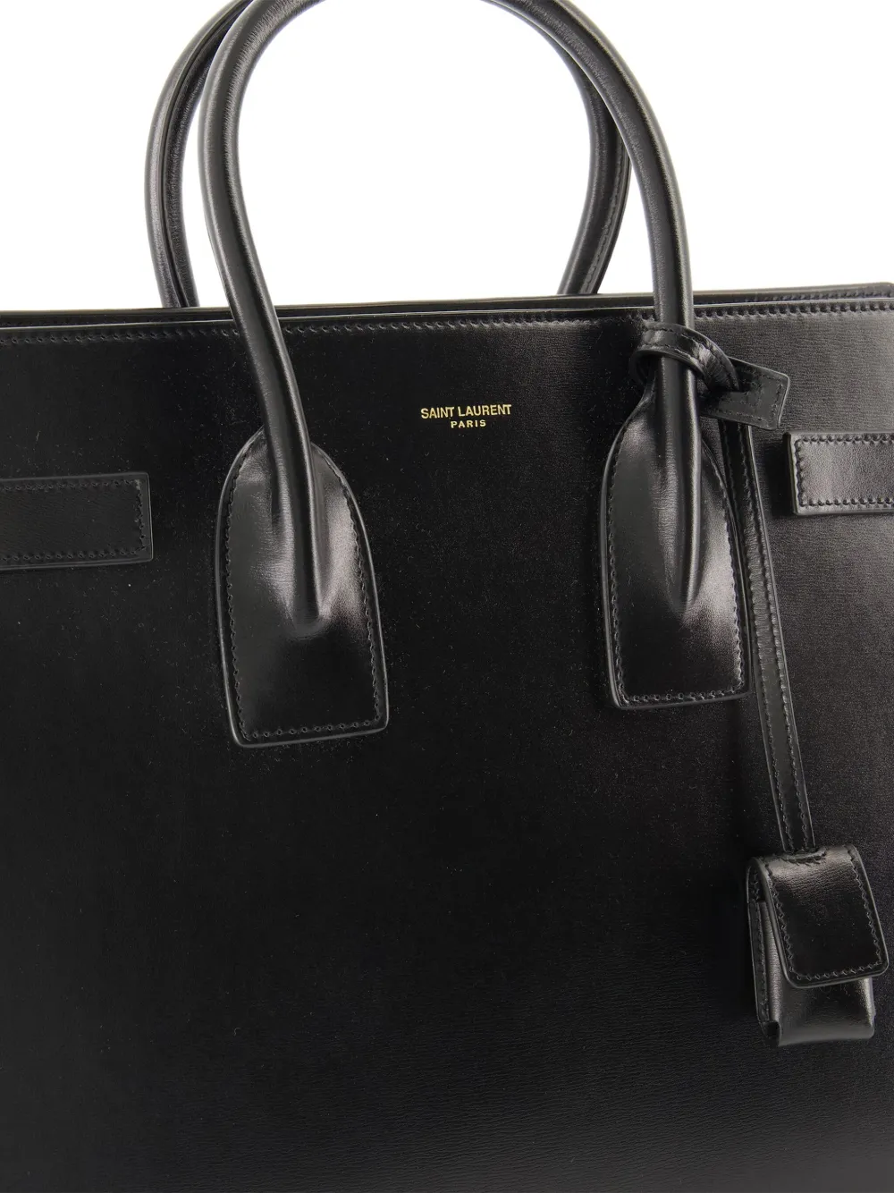 Saint Laurent Sac de Jour kleine shopper Zwart