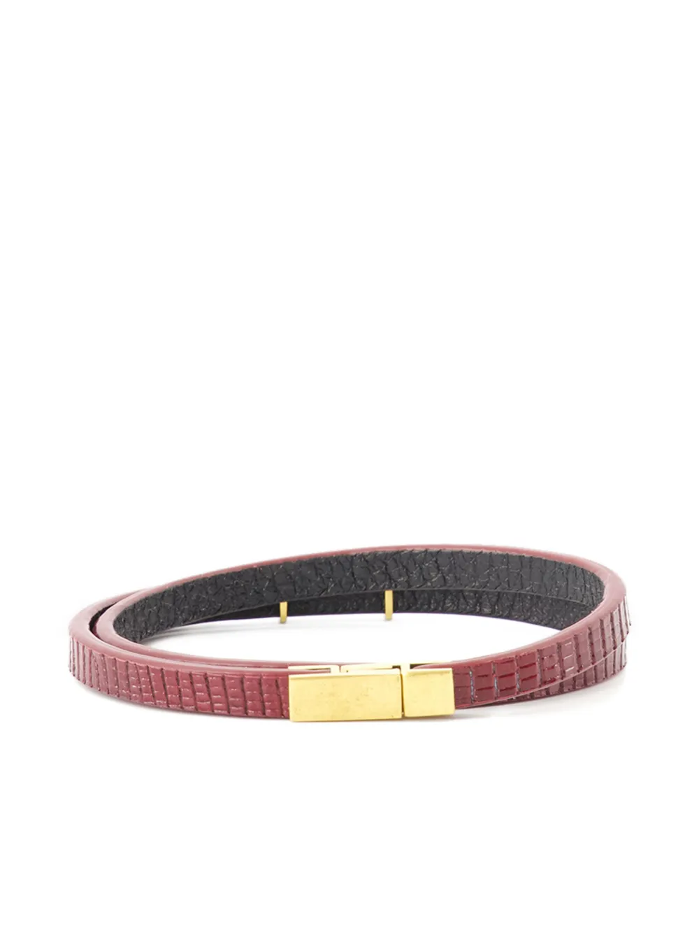 Saint Laurent double-wrap bracelet - Rood