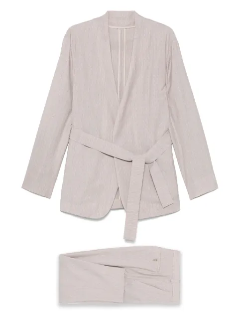 Emporio Armani virgin wool single-breasted suit