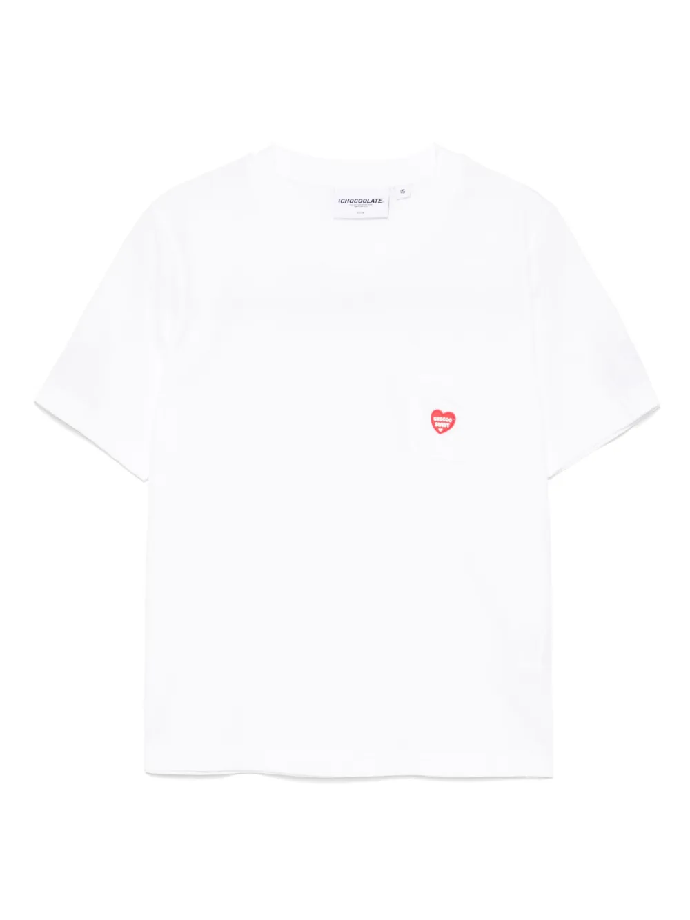 CHOCOOLATE playera con parche del logo | blanco | Image 1