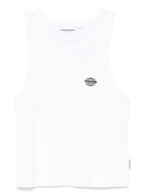 CHOCOOLATE ribbed tank top