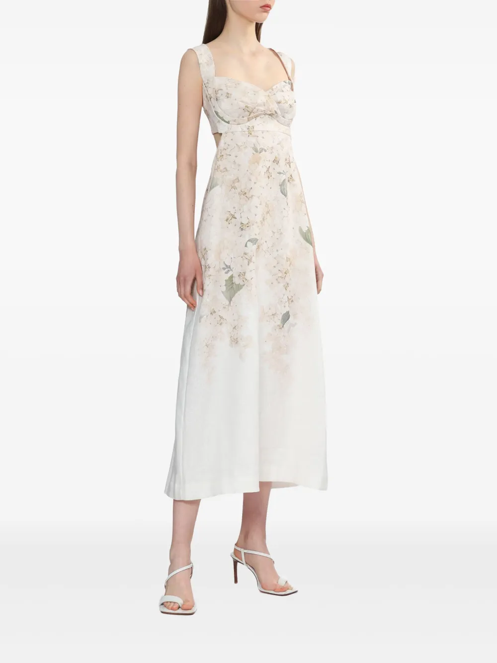 ZIMMERMANN Crush mini-jurk - Wit