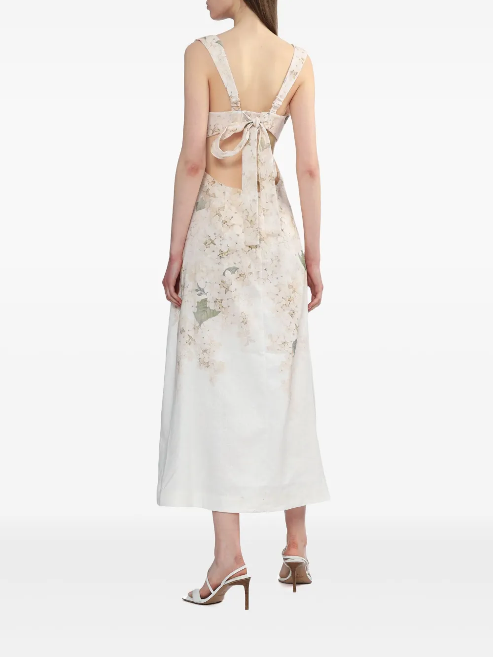 ZIMMERMANN Crush mini-jurk Wit
