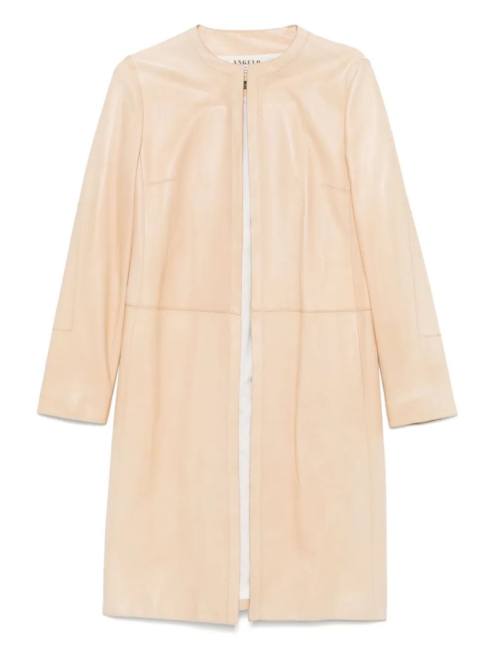 A.N.G.E.L.O. Vintage Cult 2000s pre-owned leather coat | Neutrals | Image 1