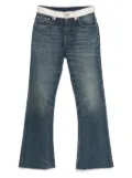 MM6 Maison Margiela numbers-motif jeans - Blue