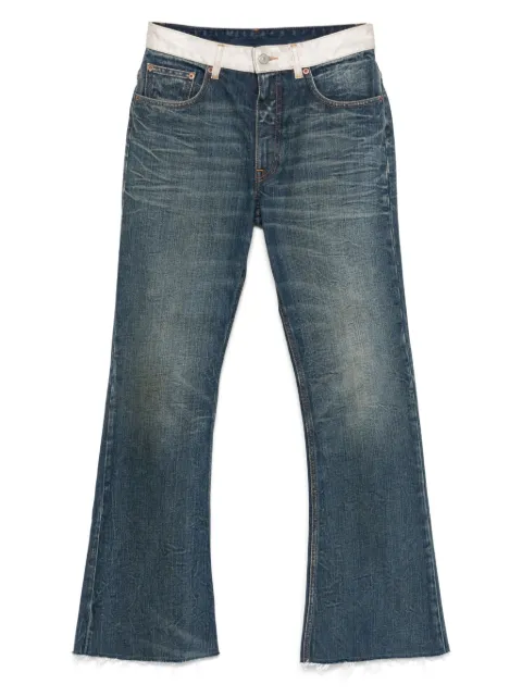 MM6 Maison Margiela numbers-motif jeans 