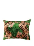 Les-Ottomans velvet cushion (60cm x 40cm) - Green