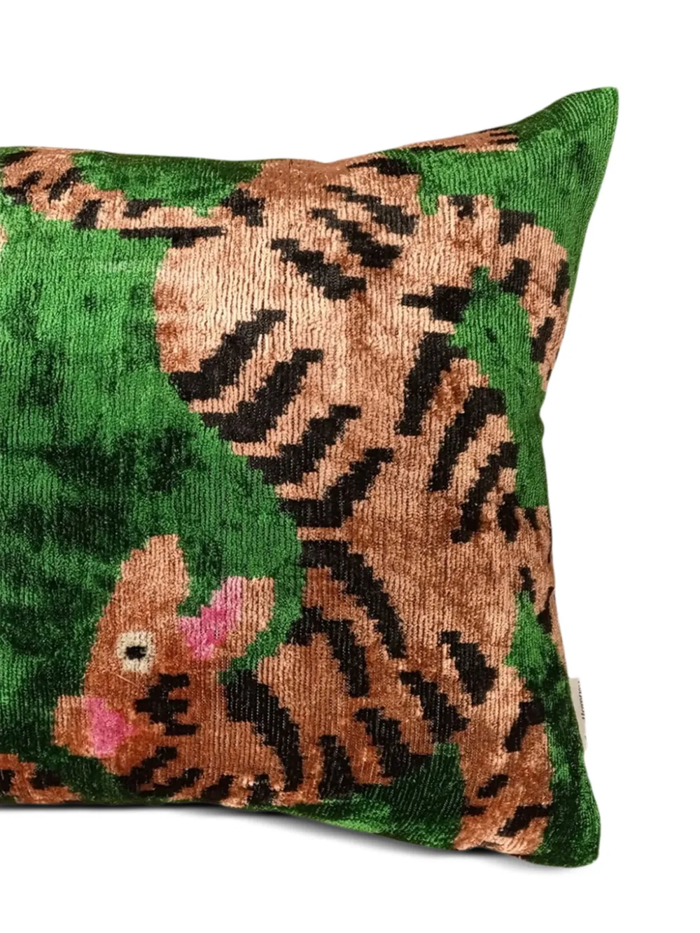 Les-Ottomans velvet cushion (60cm x 40cm) | Cushions | Image 2