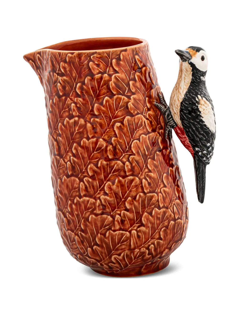 Bordallo Pinheiro medium bird-handle pitcher (21 cm) | Tableware | Image 2