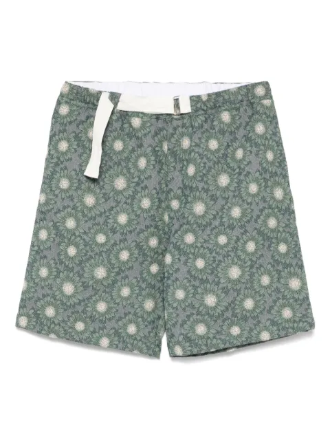 Emporio Armani bermudas con bordado floral