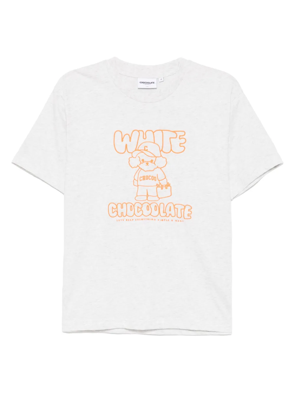 CHOCOOLATE playera con logo bordado | gris | Image 1