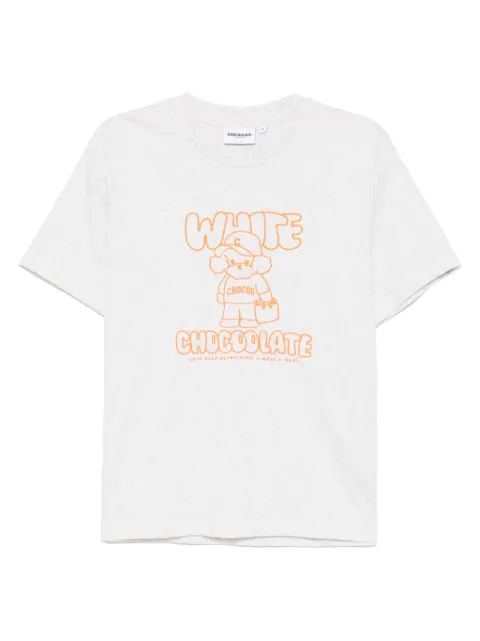 CHOCOOLATE logo-embroidered T-shirt