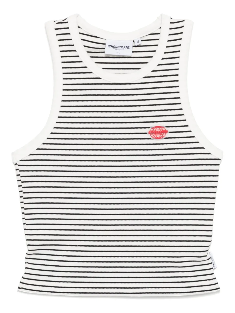 CHOCOOLATE camiseta tejida de canalé | neutro | Image 1