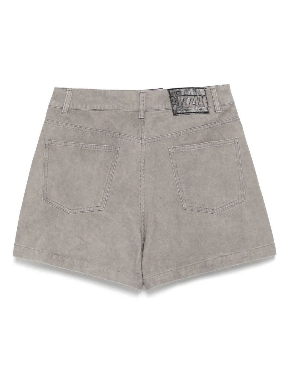 Izzue Cotton Shorts In Gray
