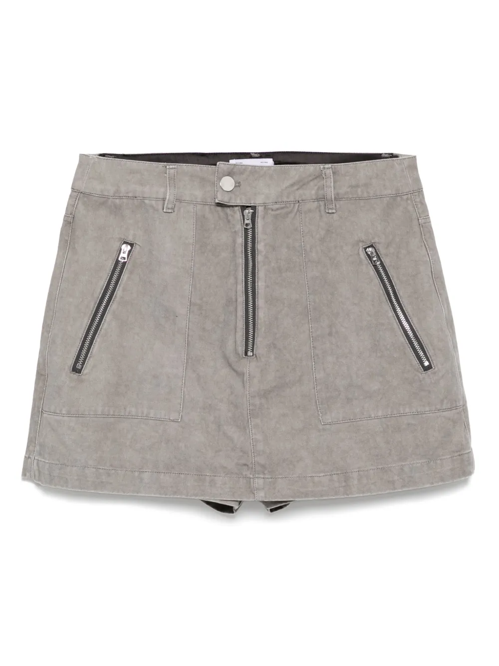 Izzue Cotton Shorts In Gray