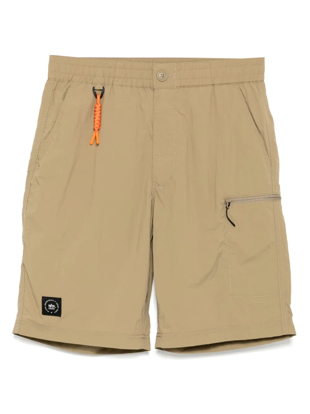 izzue short à patch logo | tons neutres | Image 1