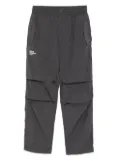 izzue logo-printed pants - Grey