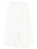 CHOCOOLATE drawstring skirt - White