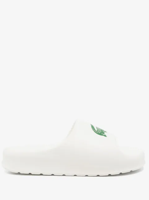 Lacoste 로고 프린트 슬라이더 샌들