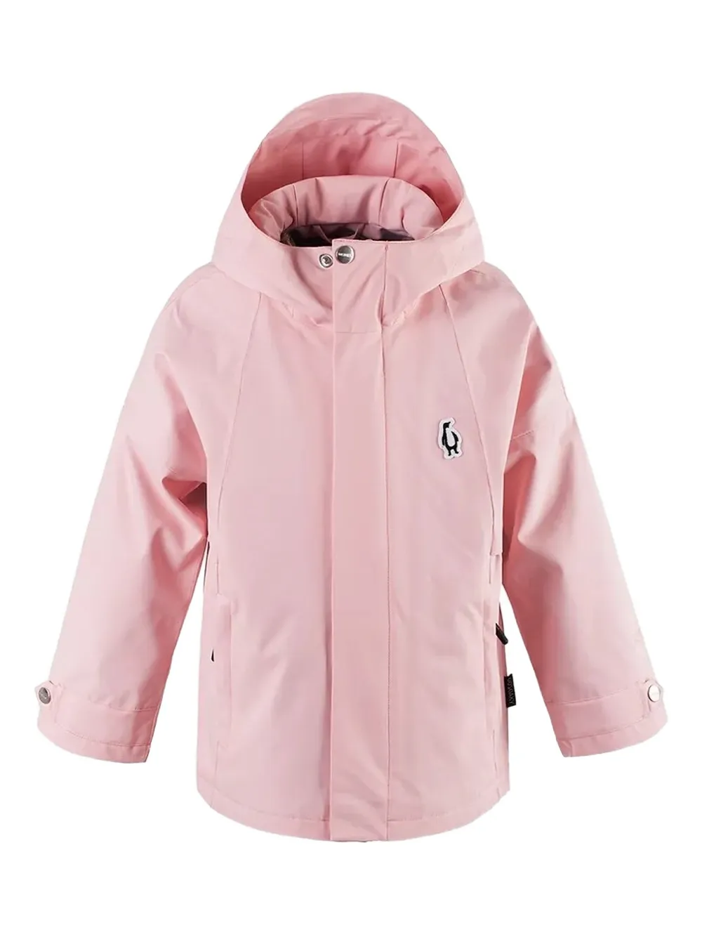 Gosoaky Roaring Cat Hooded Logo-patch Jacket In Pink