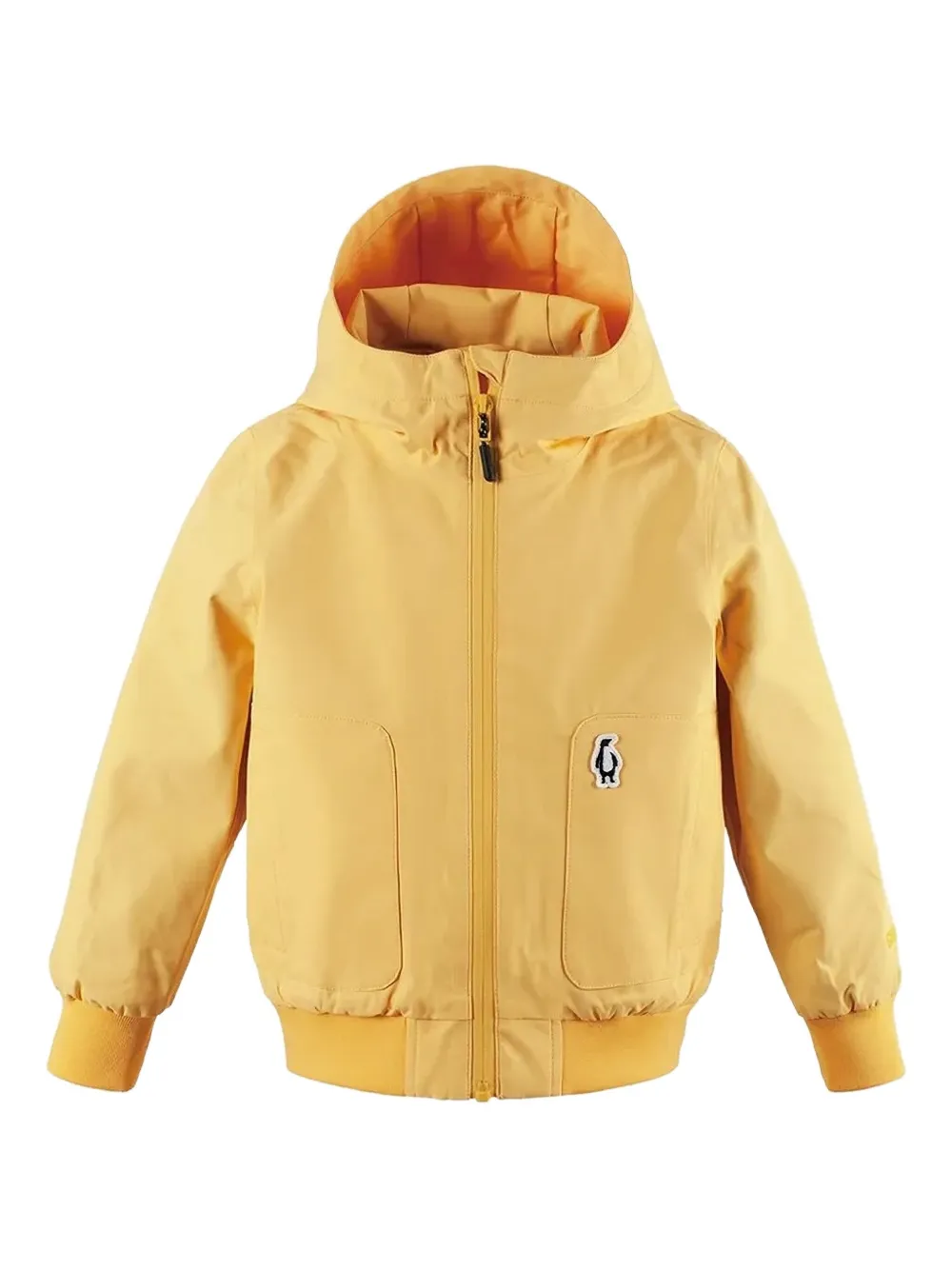 Gosoaky Blue Bird Hooded Rain Jacket In Yellow