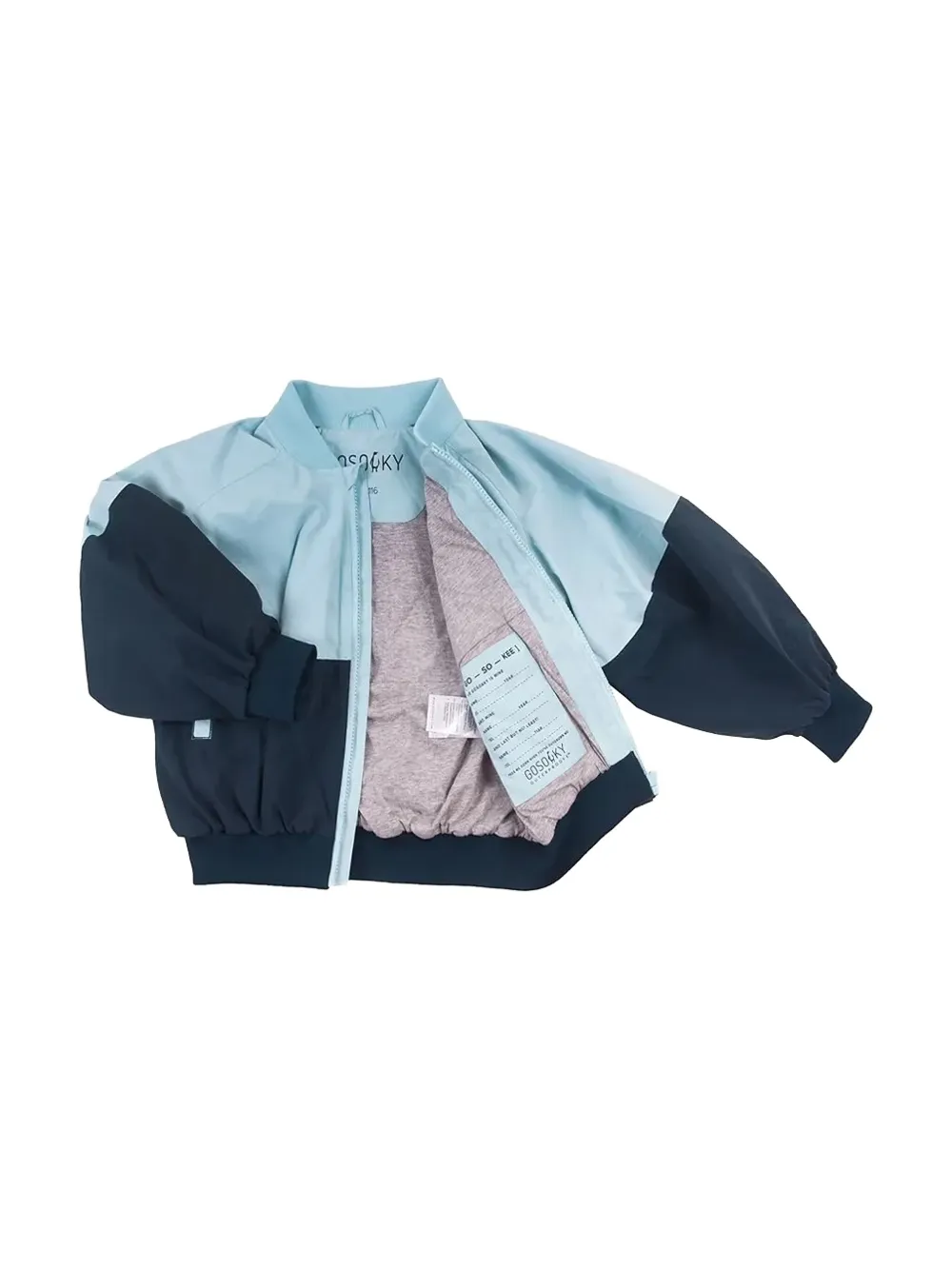 Gosoaky The Seafull Two-tone Bomber Jacket In Multi