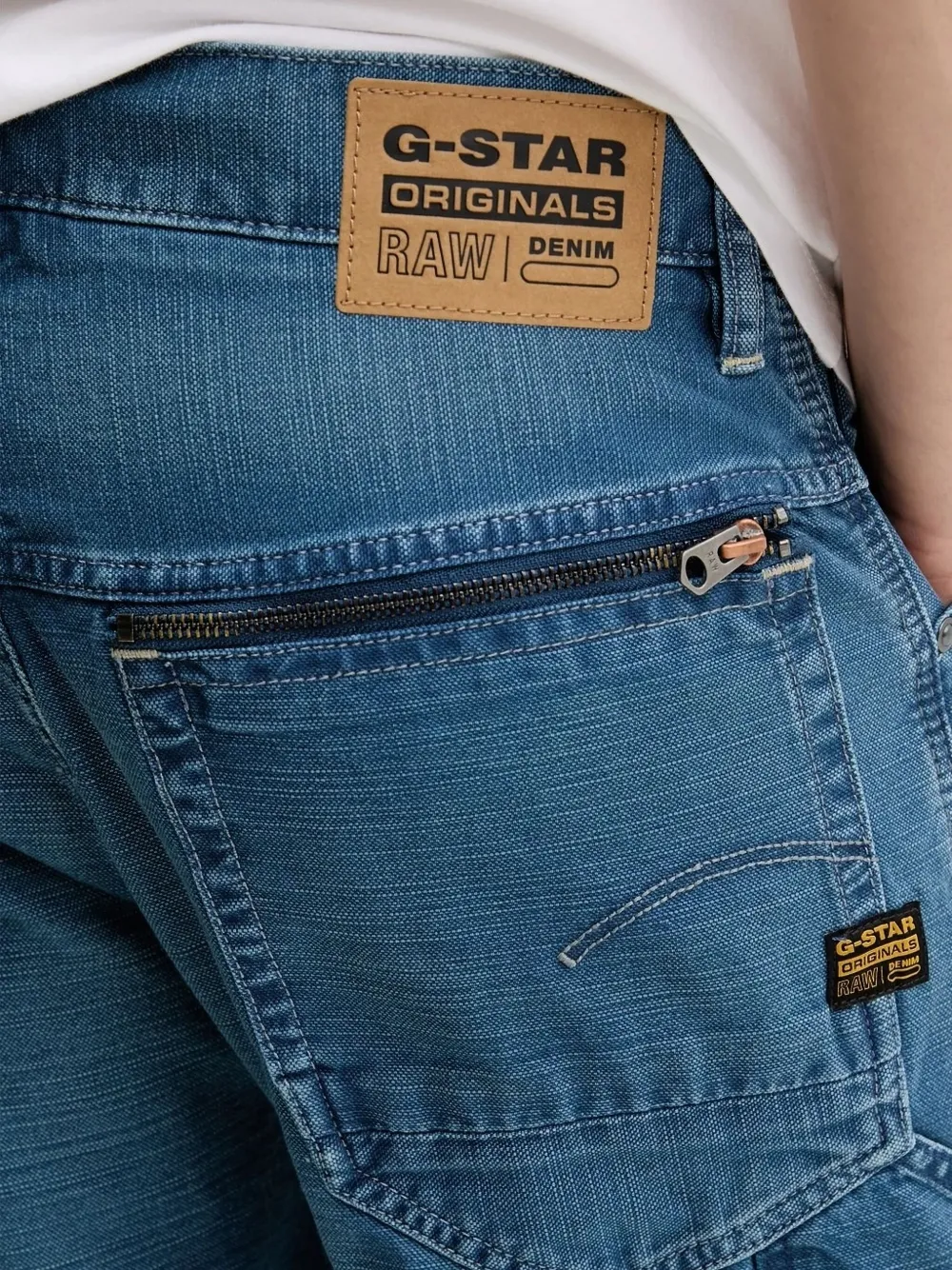 G-Star RAW Dakota Logger cargo jeans met ritszak Blauw