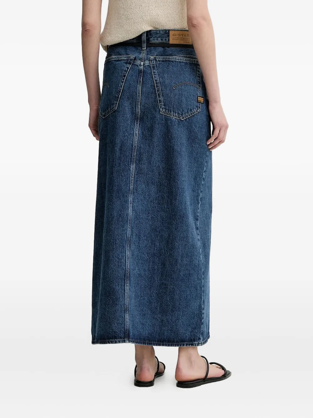 G-Star RAW Denim rok - Blauw