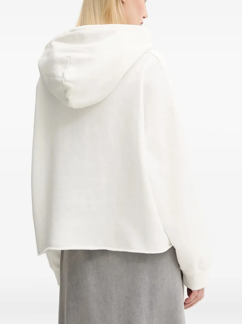 MM6 Maison Margiela cotton hoodie Wit