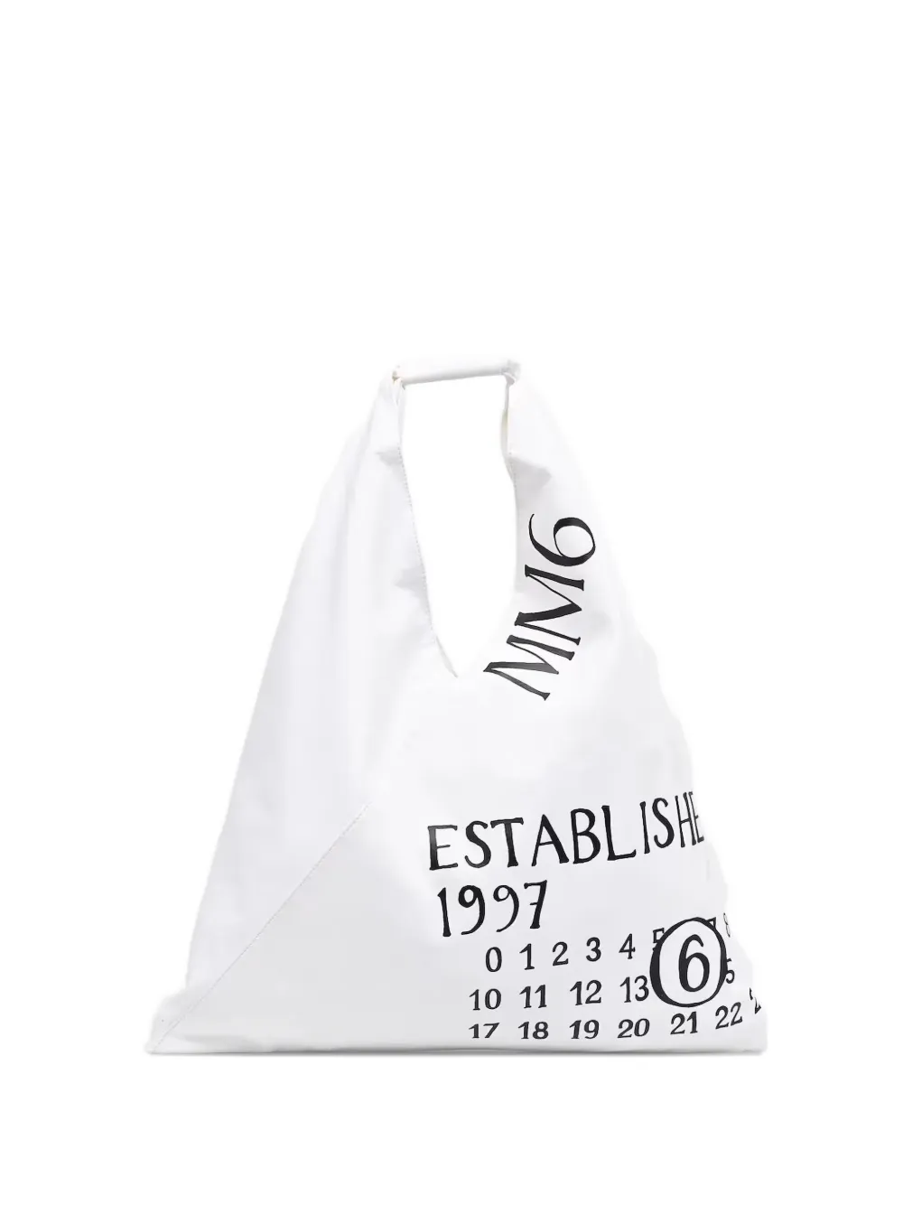 MM6 MAISON MARGIELA NUMBERS MOTIF JAPANESE TOTE BAG
