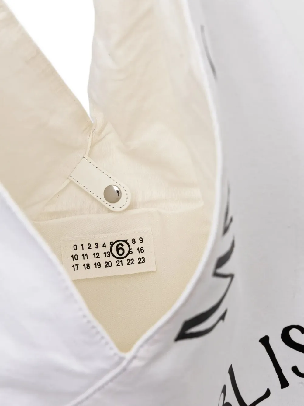 MM6 MAISON MARGIELA NUMBERS MOTIF JAPANESE TOTE BAG