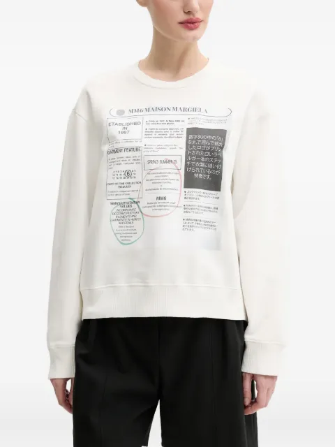 MM6 Maison Margiela graphic-print sweatshirt