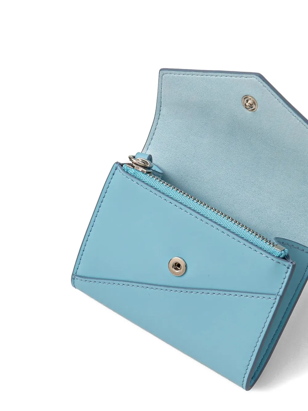 Mm6 Maison Margiela Leather Wallet In Blue