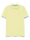Sun 68 contrast-trim polo shirt - Yellow