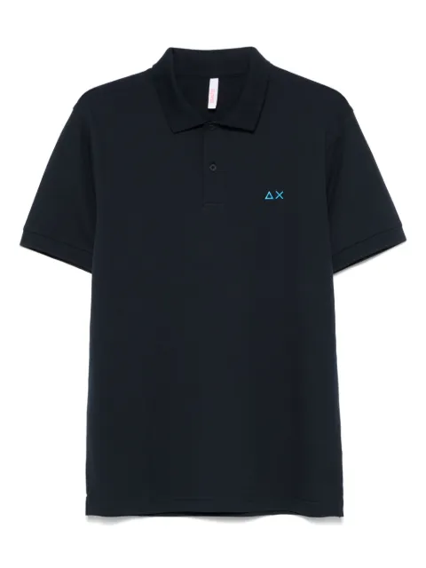 Sun 68 floral-print polo shirt