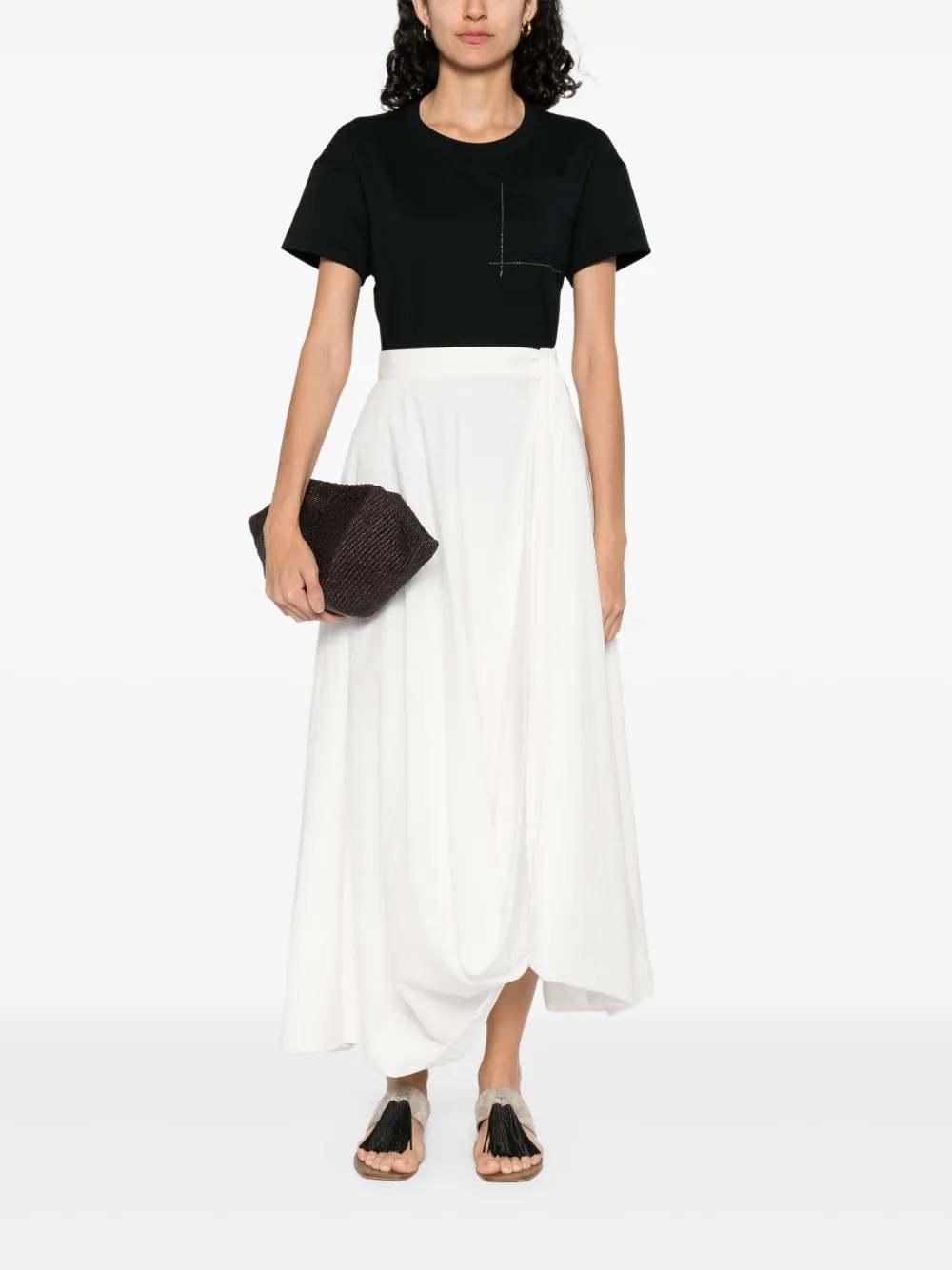 Brunello Cucinelli Monili chain-detail T-shirt | T-Shirts & Jersey Shirts | Image 2
