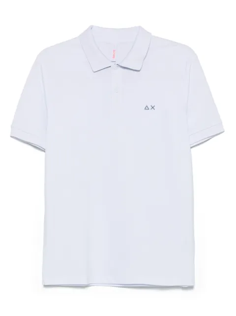 Sun 68 floral-print polo shirt