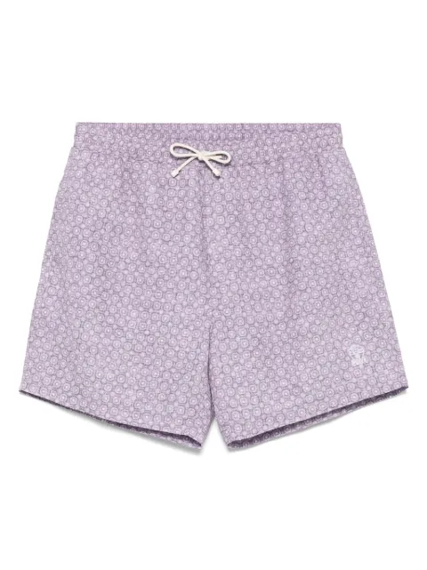 Brunello Cucinelli floral-print swim shorts